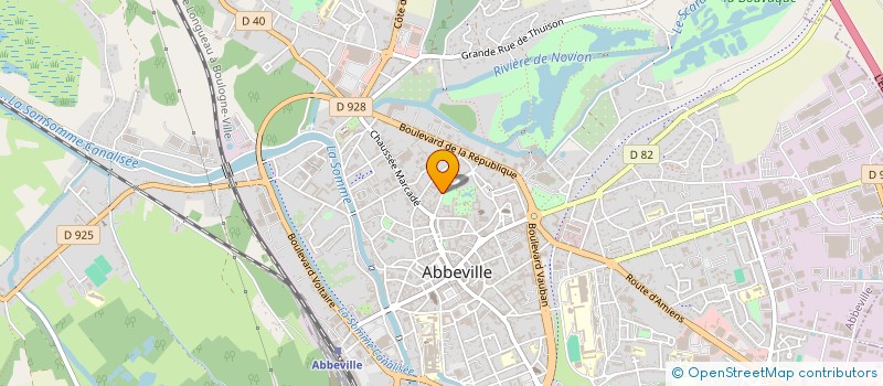 localisation de l'entreprise OCEAN INVEST à ABBEVILLE