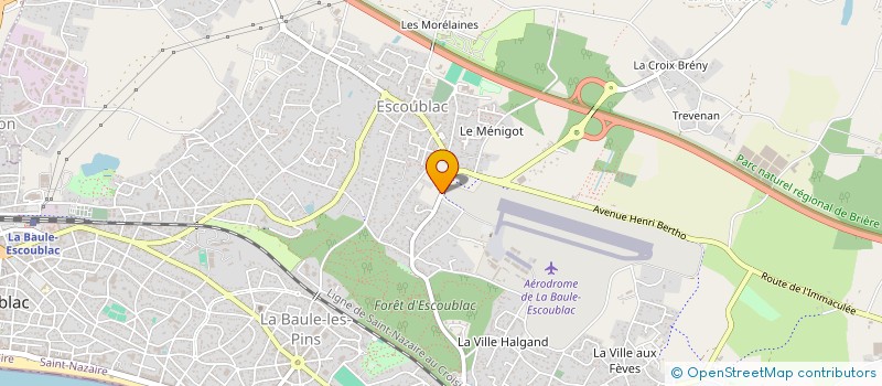 localisation de l'entreprise OCEAN JET CLUB à LA BAULE-ESCOUBLAC