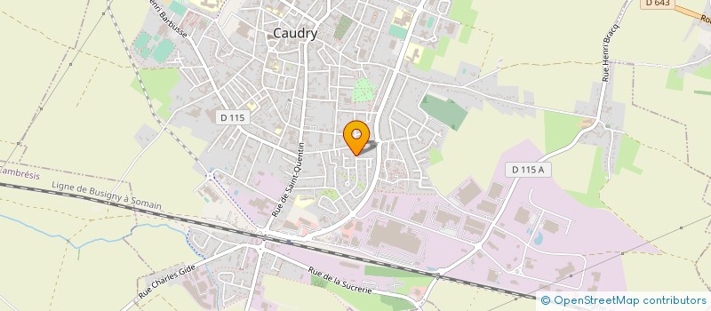 localisation de l'entreprise OCEAN MUSIQUE ASSOCIATION  CAUDRY