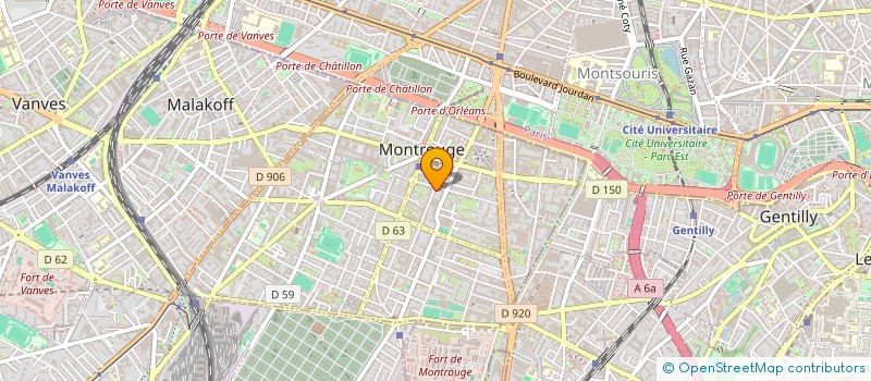 localisation de l'entreprise OCEAN NAILS 1  MONTROUGE