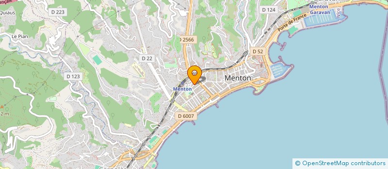 localisation de l'entreprise OCEAN'NET à MENTON