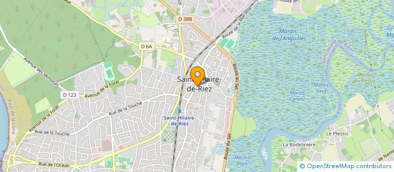 localisation de l'entreprise OCEAN NOTAIRES & CONSEILS SAINT HILAIRE  SAINT-HILAIRE-DE-RIEZ