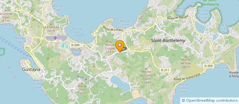 localisation de l'entreprise OCEAN OFFICE 3 à SAINT-BARTHELEMY