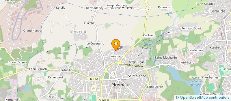 localisation de l'entreprise OCEAN ONE à PLOEMEUR