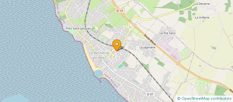 localisation de l'entreprise OCEAN OUEST SERVICES  LA BERNERIE-EN-RETZ