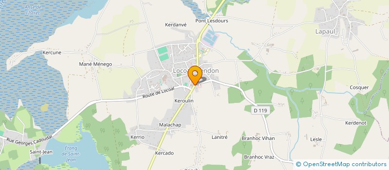 localisation de l'entreprise OCEAN' PIZZ  LOCOAL-MENDON