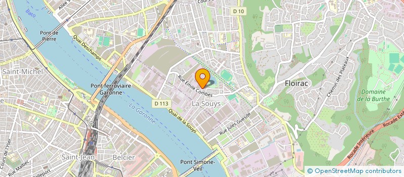 localisation de l'entreprise OCEAN PNEUS  FLOIRAC