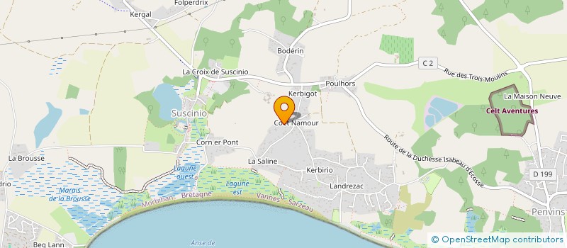 localisation de l'entreprise OCEAN PRO  SURZUR