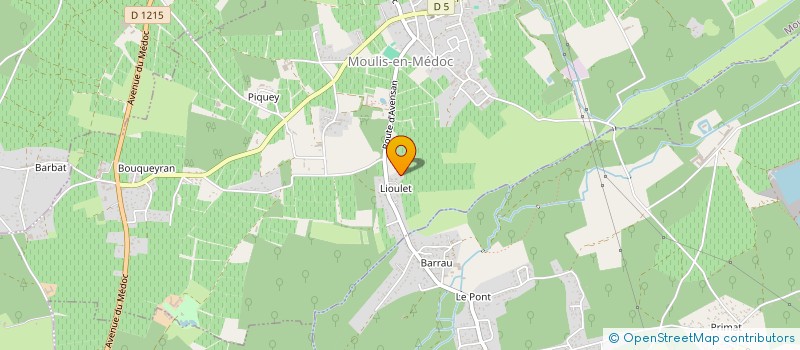 localisation de l'entreprise OCEAN PROJETS  MOULIS-EN-MEDOC