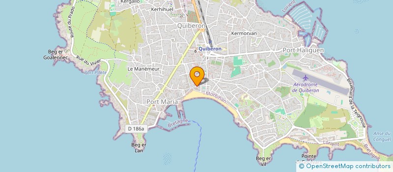 localisation de l'entreprise OCEAN RESORT  QUIBERON