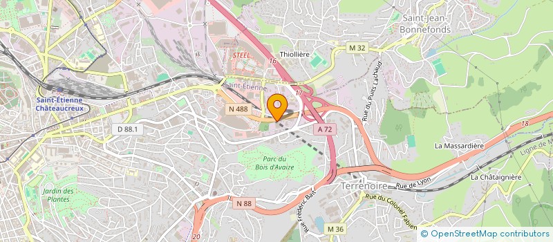 localisation de l'entreprise OCEAN'S SAFETY à SAINT-ETIENNE