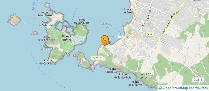 localisation de l'entreprise OCEAN SKULL à SIX-FOURS-LES-PLAGES