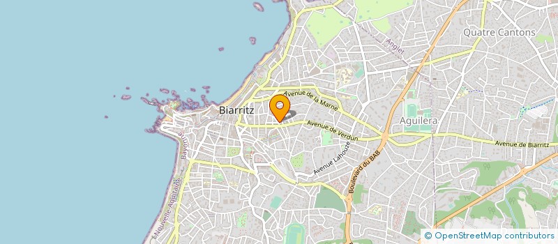 localisation de l'entreprise OCEAN STREET à BIARRITZ