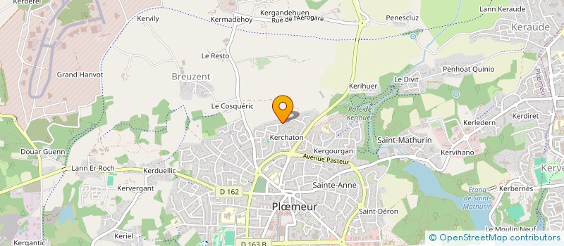 localisation de l'entreprise OCEAN TWO à PLOEMEUR