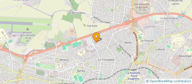 localisation de l'entreprise OCEAN VISION 17  LAGORD