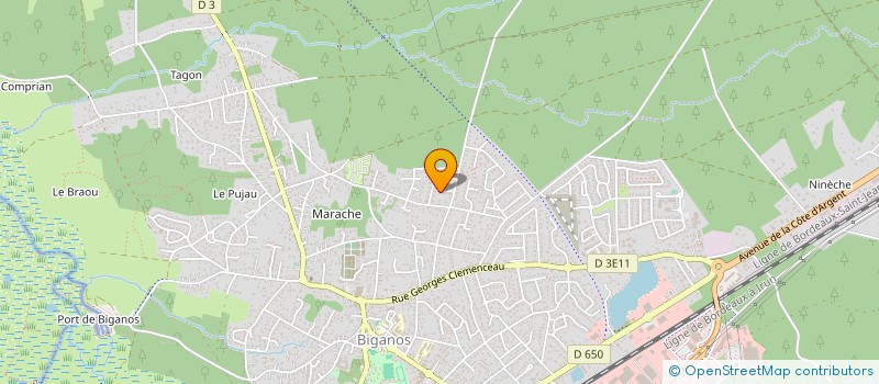 localisation de l'entreprise OCEAN33 HOLDING  BIGANOS