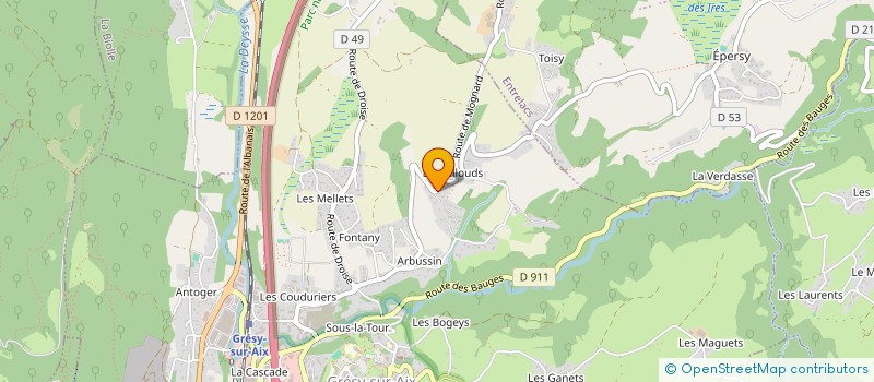 localisation de l'entreprise OCEANA 2018  GRESY-SUR-AIX