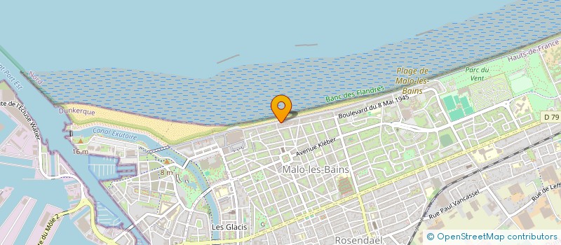 localisation de l'entreprise OCEANA à DUNKERQUE