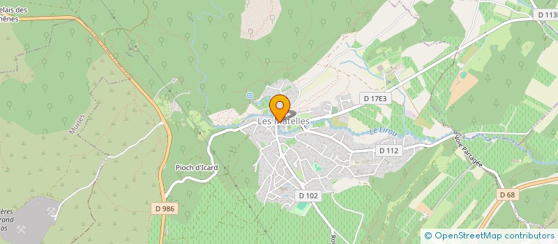 localisation de l'entreprise OCEANA SARL  LES MATELLES