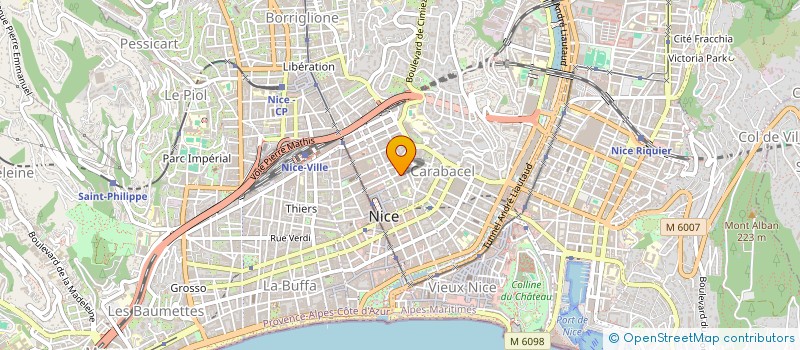 localisation de l'entreprise OCEANAIR à NICE