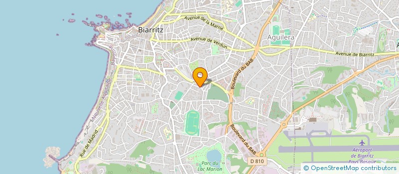 localisation de l'entreprise OCEANALIL à BIARRITZ