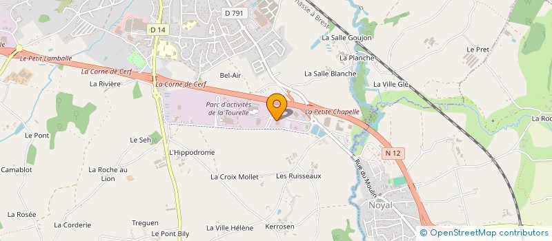 localisation de l'entreprise OCEANCAR CLUB à LAMBALLE-ARMOR