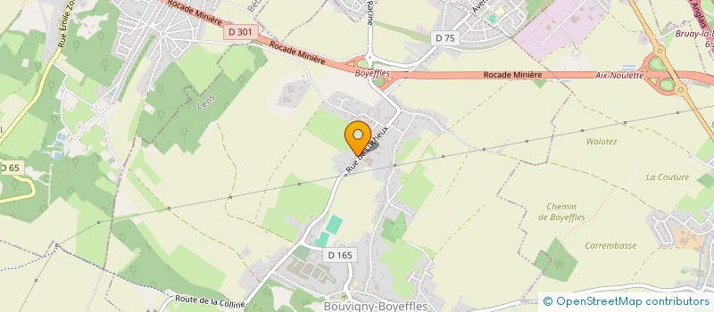 localisation de l'entreprise OCEANE 07  BOUVIGNY-BOYEFFLES