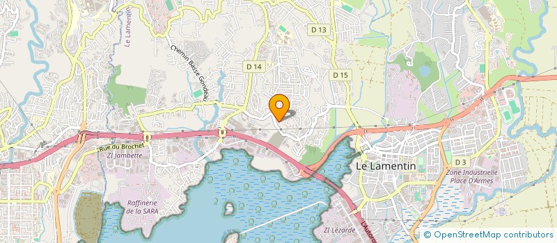 localisation de l'entreprise OCEANE 1 à LE LAMENTIN