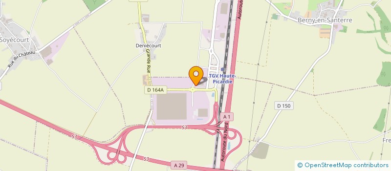 localisation de l'entreprise OCEANE à CHAULNES