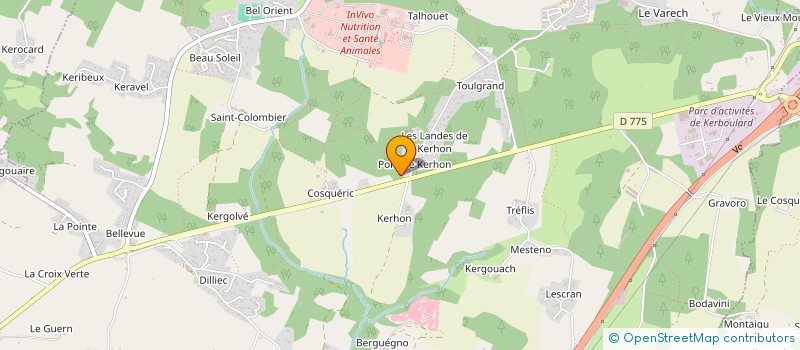 localisation de l'entreprise OCEANE  SAINT-NOLFF