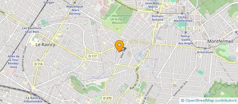 localisation de l'entreprise OCEANE  GAGNY