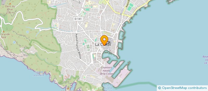 localisation de l'entreprise OCEANE  LA CIOTAT