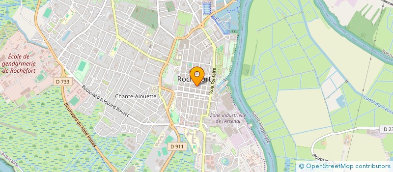 localisation de l'entreprise OCEANE  ROCHEFORT