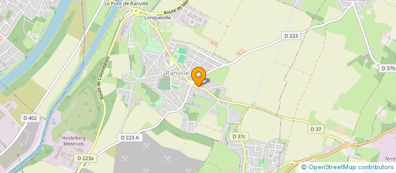 localisation de l'entreprise OCEANE à RANVILLE