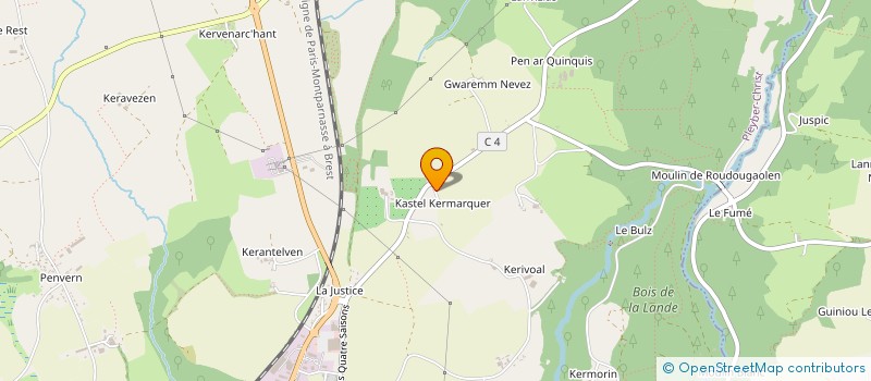 localisation de l'entreprise OCEANE  PLEYBER-CHRIST