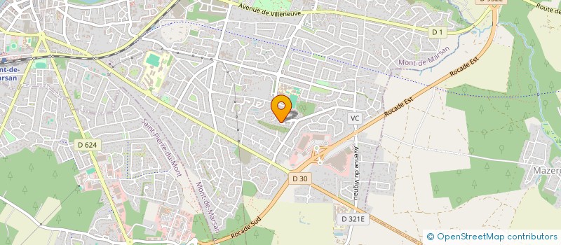 localisation de l'entreprise OCEANE à MONT-DE-MARSAN
