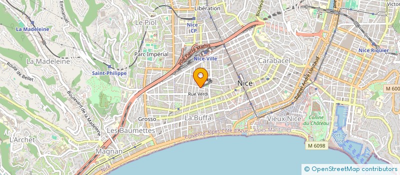 localisation de l'entreprise OCEANE à NICE