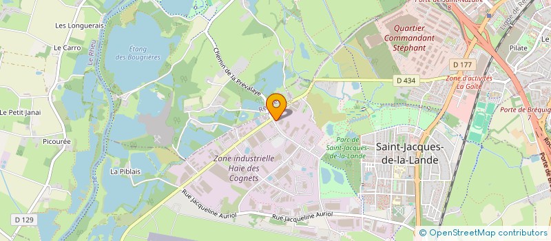 localisation de l'entreprise OCEANE  SAINT-JACQUES-DE-LA-LANDE