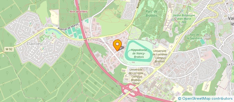 localisation de l'entreprise OCEANE  VANDUVRE-LES-NANCY