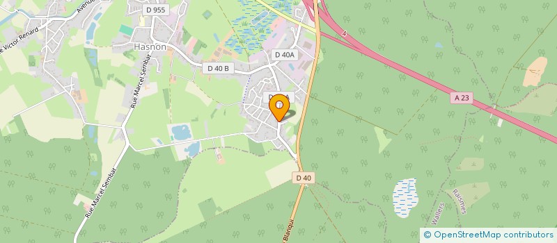 localisation de l'entreprise OCEANE  HASNON