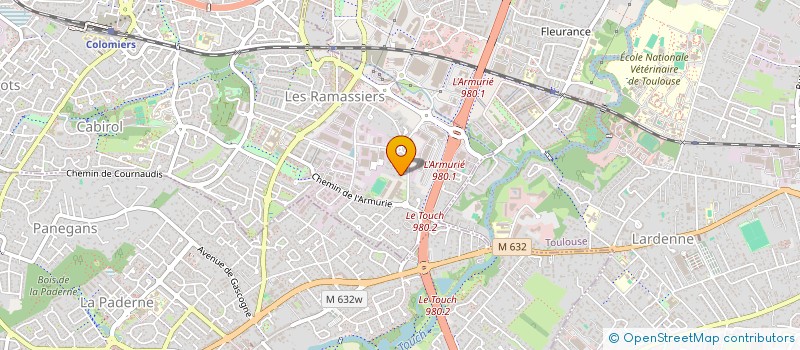 localisation de l'entreprise OCEANE à COLOMIERS