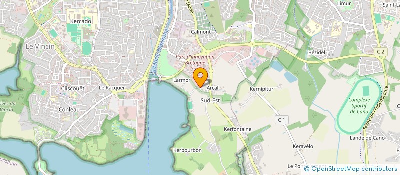 localisation de l'entreprise OCEANE à VANNES