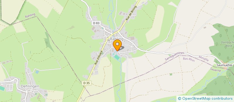 localisation de l'entreprise OCEANE  RAHLING