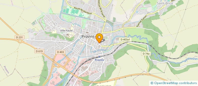 localisation de l'entreprise OCEANE  PROVINS