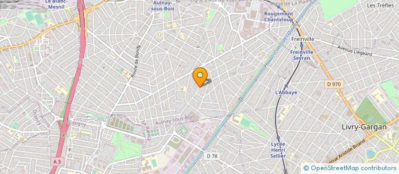 localisation de l'entreprise OCEANE à AULNAY-SOUS-BOIS