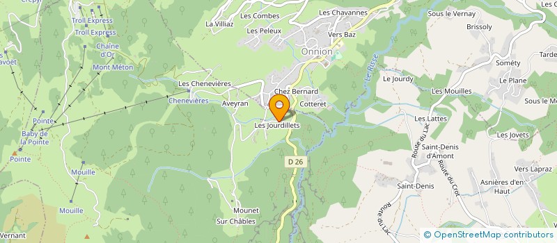 localisation de l'entreprise OCEANE à SAINT-JEOIRE