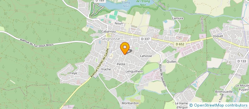 localisation de l'entreprise OCEANE  SEIGNOSSE