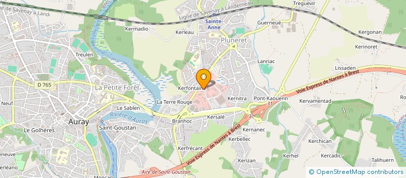 localisation de l'entreprise OCEANE  PLOEREN