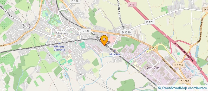 localisation de l'entreprise OCEANE  MOIRANS