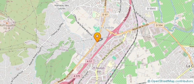 localisation de l'entreprise OCEANE  LA FARLEDE